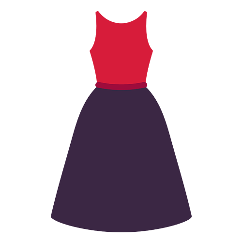 Symbol für Kleider- und Brautkleidänderung