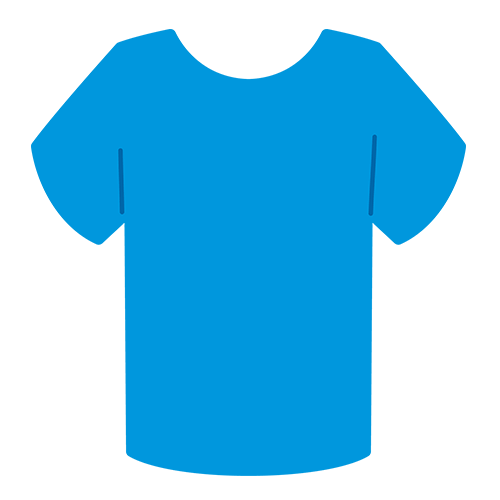 Symbol für Shirt- und Hemdenänderung